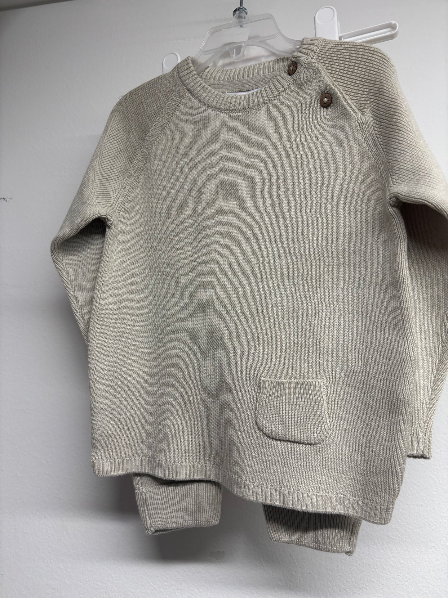 Completo maglia Beige