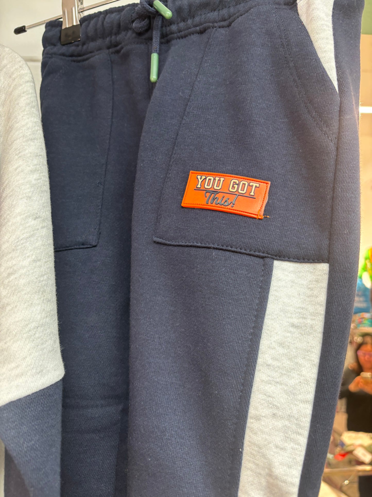 Tuta Blu/grigia/arancio