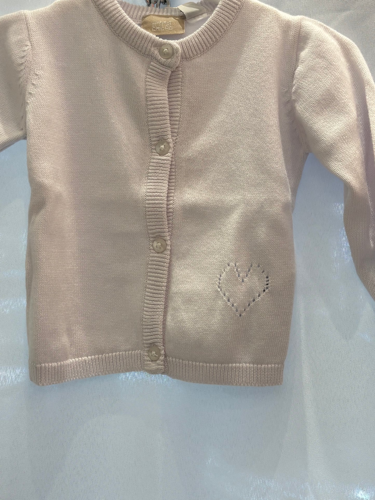 Cardigan white Cuore