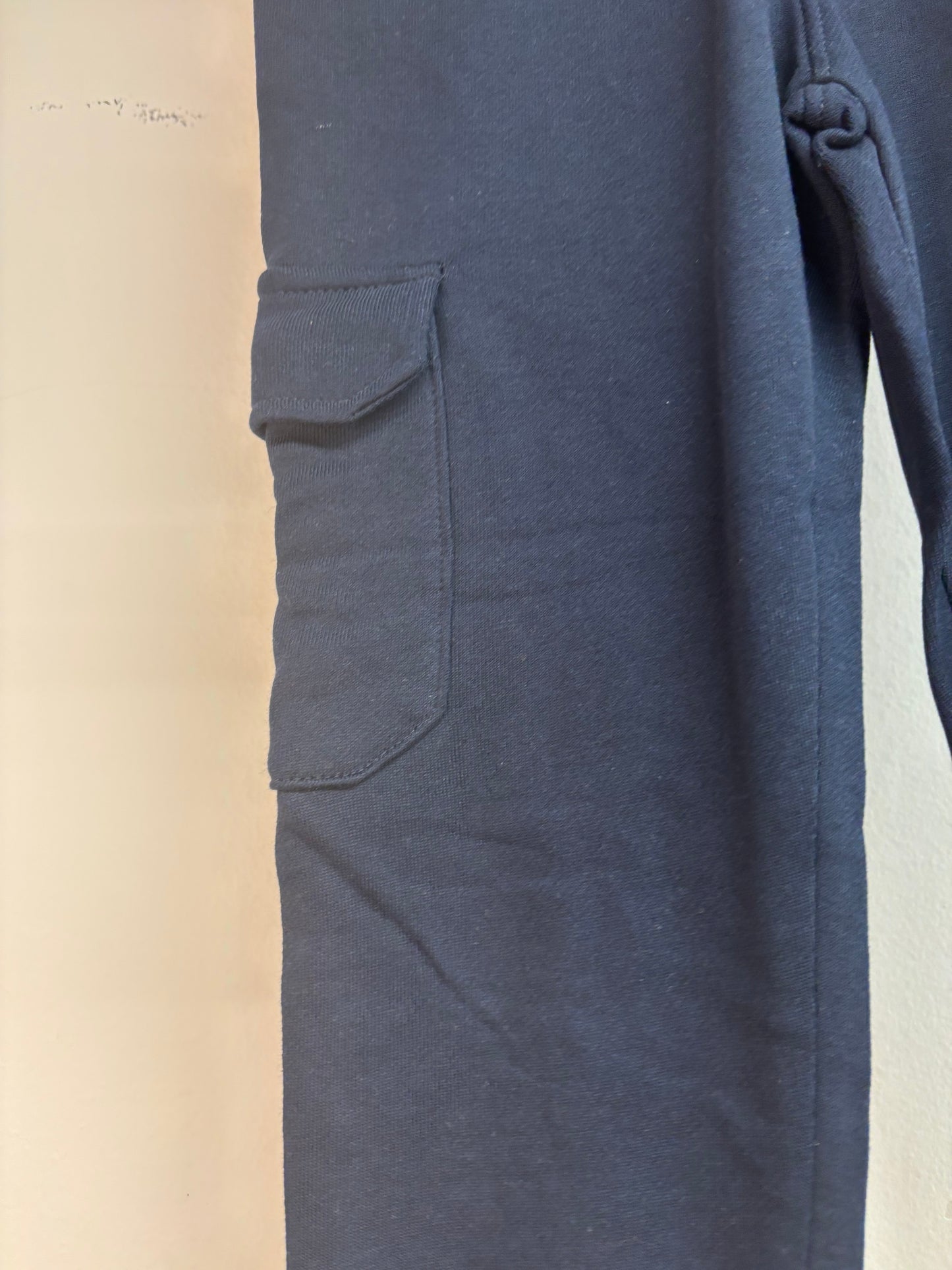 Pantalone Tuta Blu garzato