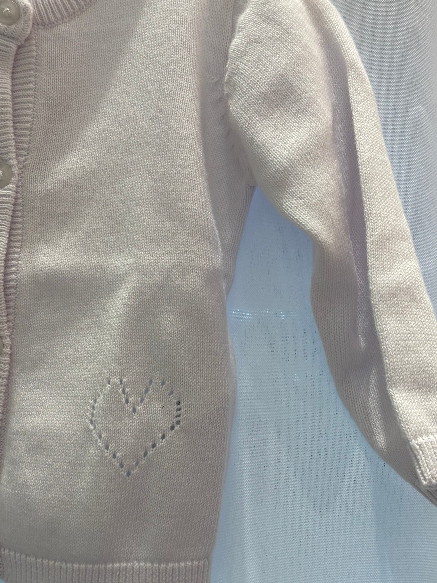 Cardigan white Cuore