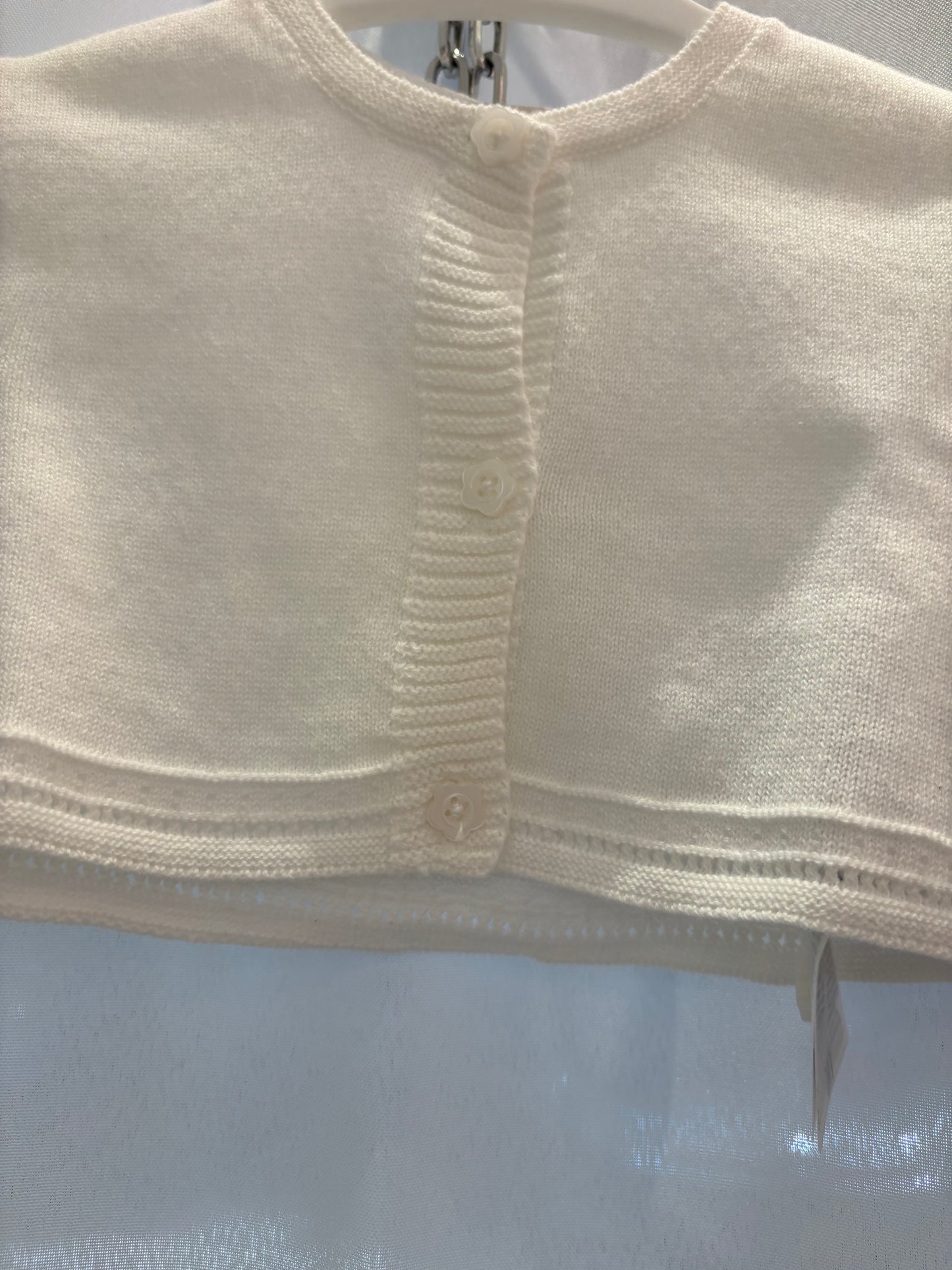 Cardigan corto White