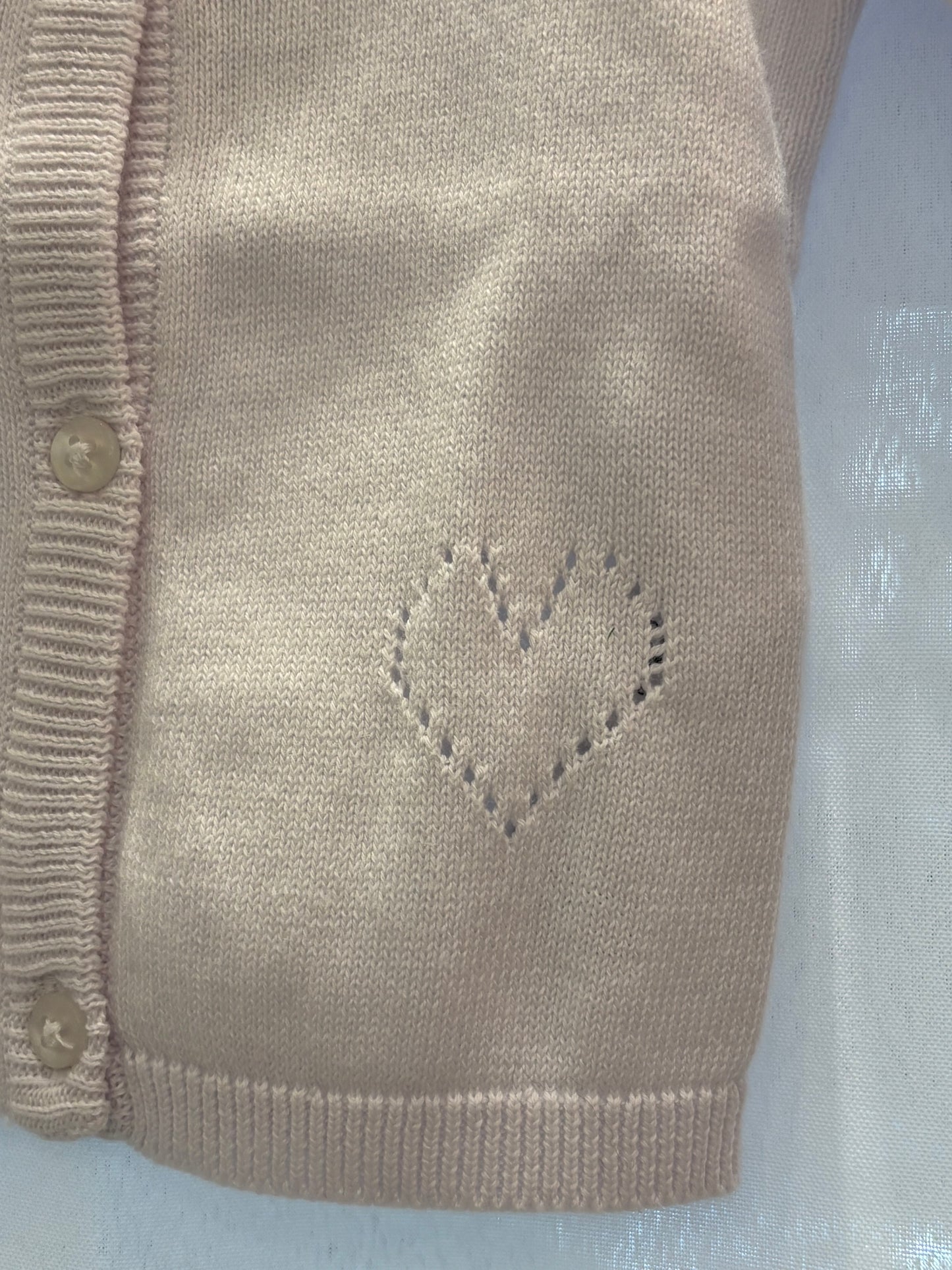 Cardigan white Cuore