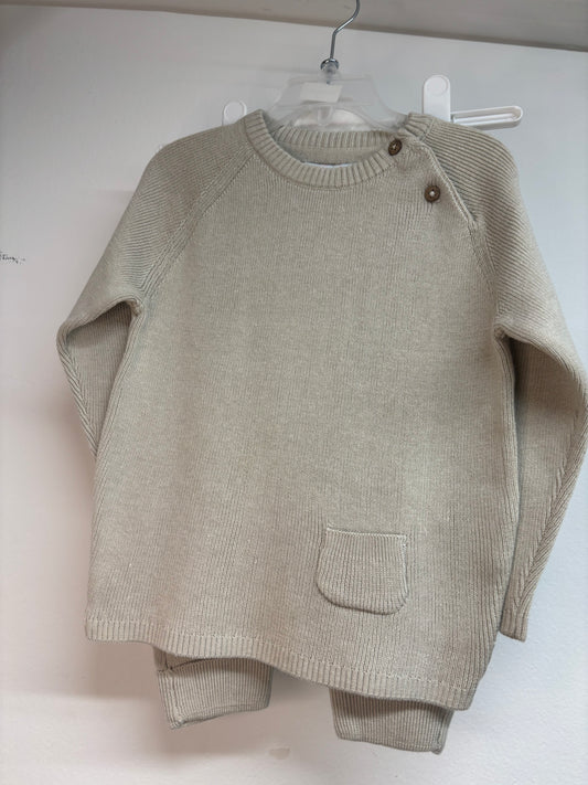 Completo maglia Beige