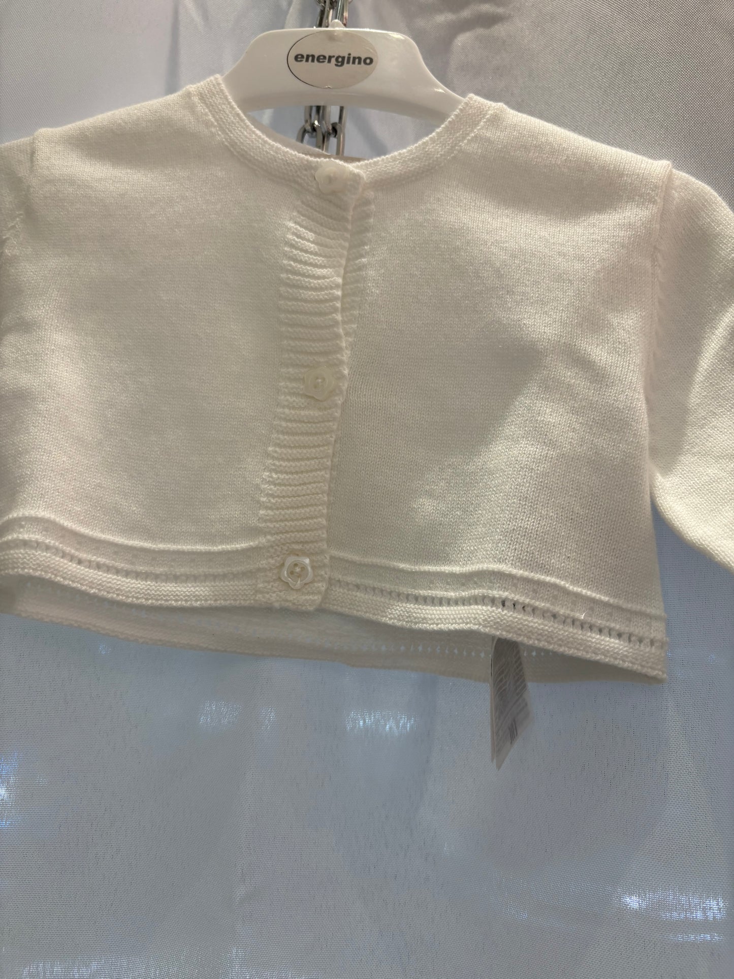 Cardigan corto White