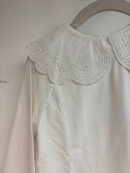 Maglietta White pizzo