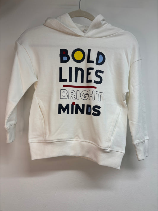 Felpa Girocollo Bianca