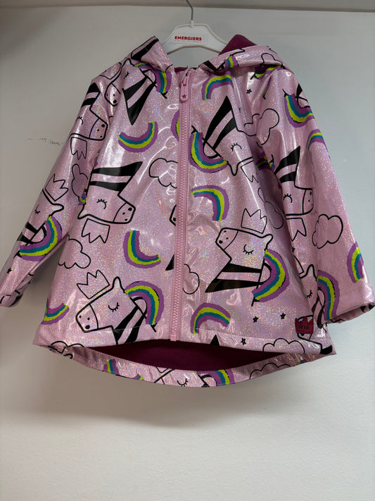 Impermeabile Unicorno Arcobaleno Imbottito